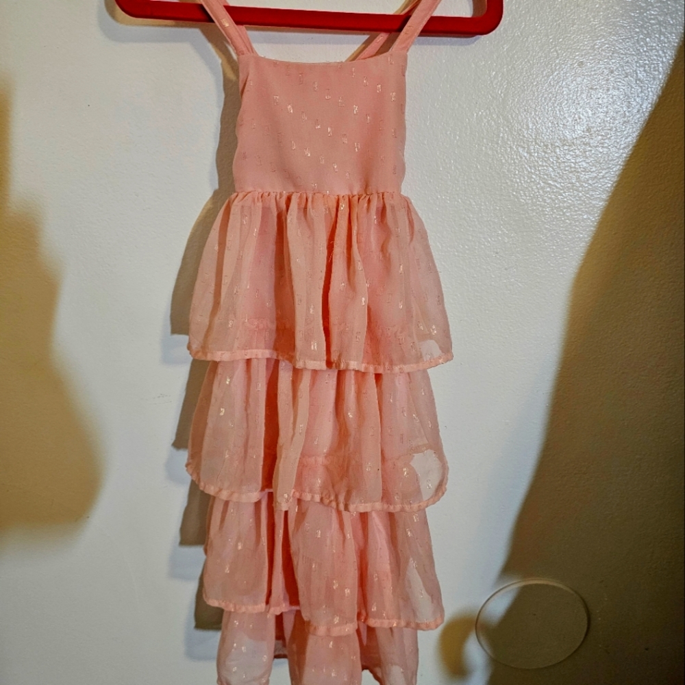Cat and Jack Pink Ruffled Dress 2T